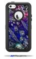 Flowery - Decal Style Vinyl Skin fits Otterbox Defender iPhone 5C Case (CASE SOLD SEPARATELY)