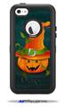 Halloween Mean Jack O Lantern Pumpkin - Decal Style Vinyl Skin fits Otterbox Defender iPhone 5C Case (CASE SOLD SEPARATELY)