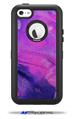 Painting Purple Splash - Decal Style Vinyl Skin fits Otterbox Defender iPhone 5C Case (CASE SOLD SEPARATELY)