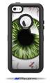 Eyeball Green - Decal Style Vinyl Skin fits Otterbox Defender iPhone 5C Case (CASE SOLD SEPARATELY)