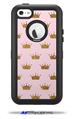 Golden Crown - Decal Style Vinyl Skin fits Otterbox Defender iPhone 5C Case (CASE SOLD SEPARATELY)