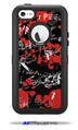 Emo Graffiti - Decal Style Vinyl Skin fits Otterbox Defender iPhone 5C Case (CASE SOLD SEPARATELY)