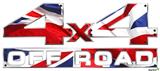 Union Jack 01 - 4x4 Decal Bolted 13x5.5 (2 Decal Set)
