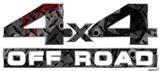 War Zone Horizontal - 4x4 Decal Bolted 13x5.5 (2 Decal Set)