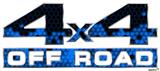 HEX Blue - 4x4 Decal Bolted 13x5.5 (2 Decal Set)