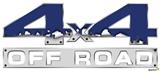 Ripped Colors Blue Gray - 4x4 Decal Bolted 13x5.5 (2 Decal Set)