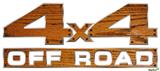 Wood Grain - Oak 01 - 4x4 Decal Bolted 13x5.5 (2 Decal Set)