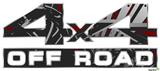 Baja 0023 Red Dark - 4x4 Decal Bolted 13x5.5 (2 Decal Set)