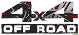 Baja 0023 Red - 4x4 Decal Bolted 13x5.5 (2 Decal Set)