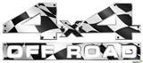 Checkered Flag - 4x4 Decal Bolted 13x5.5 (2 Decal Set)