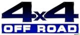 Smooth Fades Blue Black - 4x4 Decal Bolted 13x5.5 (2 Decal Set)