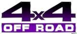 Smooth Fades Purple Black - 4x4 Decal Bolted 13x5.5 (2 Decal Set)