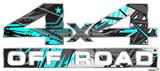 Baja 0032 Neon Teal - 4x4 Decal Bolted 13x5.5 (2 Decal Set)