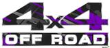 Baja 0014 Purple - 4x4 Decal Bolted 13x5.5 (2 Decal Set)