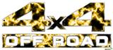 Electrify Yellow - 4x4 Decal Bolted 13x5.5 (2 Decal Set)