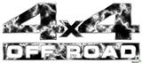 Electrify White - 4x4 Decal Bolted 13x5.5 (2 Decal Set)