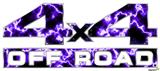 Electrify Purple - 4x4 Decal Bolted 13x5.5 (2 Decal Set)