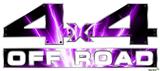 Lightning Purple - 4x4 Decal Bolted 13x5.5 (2 Decal Set)