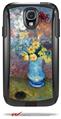 Vincent Van Gogh Flowers In A Blue Vase - Decal Style Vinyl Skin fits Otterbox Commuter Case for Samsung Galaxy S4 (CASE SOLD SEPARATELY)