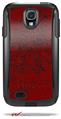 Folder Doodles Red Dark - Decal Style Vinyl Skin fits Otterbox Commuter Case for Samsung Galaxy S4 (CASE SOLD SEPARATELY)