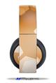 Vinyl Decal Skin Wrap compatible with Original Sony PlayStation 4 Gold Wireless Headphones Bokeh Hex Orange (PS4 HEADPHONES  NOT INCLUDED)