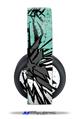 Vinyl Decal Skin Wrap compatible with Original Sony PlayStation 4 Gold Wireless Headphones Baja 0040 Seafoam Green (PS4 HEADPHONES  NOT INCLUDED)