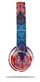 Skin Decal Wrap compatible with Beats Solo 2 WIRED Headphones Tie Dye Star 100 (HEADPHONES NOT INCLUDED)