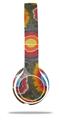 Skin Decal Wrap compatible with Beats Solo 2 WIRED Headphones Tie Dye Circles 100 (HEADPHONES NOT INCLUDED)
