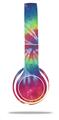 Skin Decal Wrap compatible with Beats Solo 2 WIRED Headphones Tie Dye Swirl 104 (HEADPHONES NOT INCLUDED)