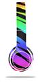 Skin Decal Wrap compatible with Beats Solo 2 WIRED Headphones Tiger Rainbow (HEADPHONES NOT INCLUDED)