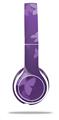 Skin Decal Wrap compatible with Beats Solo 2 WIRED Headphones Bokeh Butterflies Purple (HEADPHONES NOT INCLUDED)