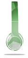 Skin Decal Wrap compatible with Beats Solo 2 WIRED Headphones Bokeh Hex Green (HEADPHONES NOT INCLUDED)