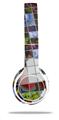 Skin Decal Wrap compatible with Beats Solo 2 WIRED Headphones Quilt (HEADPHONES NOT INCLUDED)