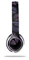 Skin Decal Wrap compatible with Beats Solo 2 WIRED Headphones Purple And Black Lips (HEADPHONES NOT INCLUDED)