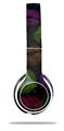 Skin Decal Wrap compatible with Beats Solo 2 WIRED Headphones Rainbow Lips Black (HEADPHONES NOT INCLUDED)