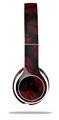 Skin Decal Wrap compatible with Beats Solo 2 WIRED Headphones Red And Black Lips (HEADPHONES NOT INCLUDED)