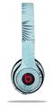 Skin Decal Wrap compatible with Beats Solo 2 WIRED Headphones Palms 01 Blue On Blue (HEADPHONES NOT INCLUDED)