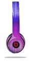 Skin Decal Wrap compatible with Beats Solo 2 WIRED Headphones Bent Light Blueish (HEADPHONES NOT INCLUDED)