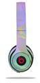 Skin Decal Wrap compatible with Beats Solo 2 WIRED Headphones Unicorn Bomb Gold and Green (HEADPHONES NOT INCLUDED)