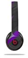 Skin Decal Wrap compatible with Beats Solo 2 WIRED Headphones Jagged Camo Purple (HEADPHONES NOT INCLUDED)
