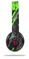 Skin Decal Wrap compatible with Beats Solo 2 WIRED Headphones Baja 0014 Neon Green (HEADPHONES NOT INCLUDED)