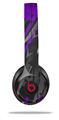 Skin Decal Wrap compatible with Beats Solo 2 WIRED Headphones Baja 0014 Purple (HEADPHONES NOT INCLUDED)