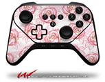 Flowers Pattern Roses 13 - Decal Style Skin fits original Amazon Fire TV Gaming Controller