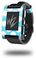 Kearas Polka Dots White And Blue - Decal Style Skin fits original Pebble Smart Watch (WATCH SOLD SEPARATELY)