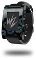 Blue Green And Black Lips - Decal Style Skin fits original Pebble Smart Watch (WATCH SOLD SEPARATELY)