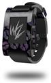 Purple And Black Lips - Decal Style Skin fits original Pebble Smart Watch (WATCH SOLD SEPARATELY)