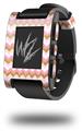 Pink and White Chevron - Decal Style Skin fits original Pebble Smart Watch (WATCH SOLD SEPARATELY)