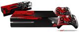 Baja 0040 Red - Holiday Bundle Decal Style Skin fits XBOX One Console Original, Kinect and 2 Controllers (XBOX SYSTEM NOT INCLUDED)