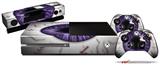Eyeball Purple - Holiday Bundle Decal Style Skin fits XBOX One Console Original, Kinect and 2 Controllers (XBOX SYSTEM NOT INCLUDED)