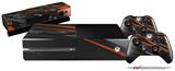 Baja 0014 Burnt Orange - Holiday Bundle Decal Style Skin fits XBOX One Console Original, Kinect and 2 Controllers (XBOX SYSTEM NOT INCLUDED)